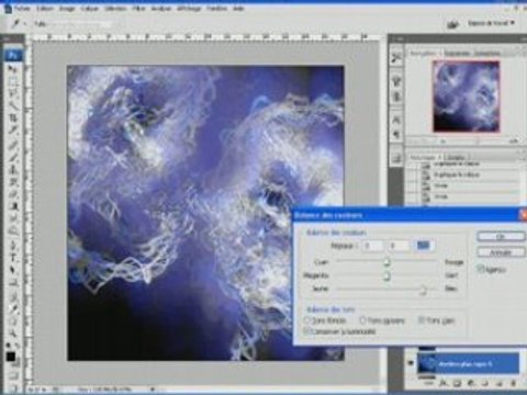 Effet abstrait photoshop