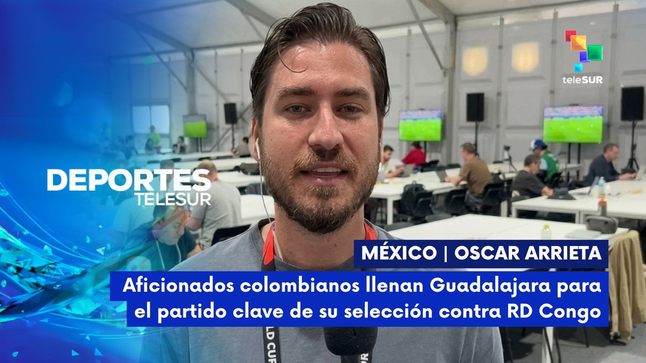 DEPORTES TELESUR | Guadalajara se viste de Colombia: Hinchada cafetera enciende el Mundial 23-06-26