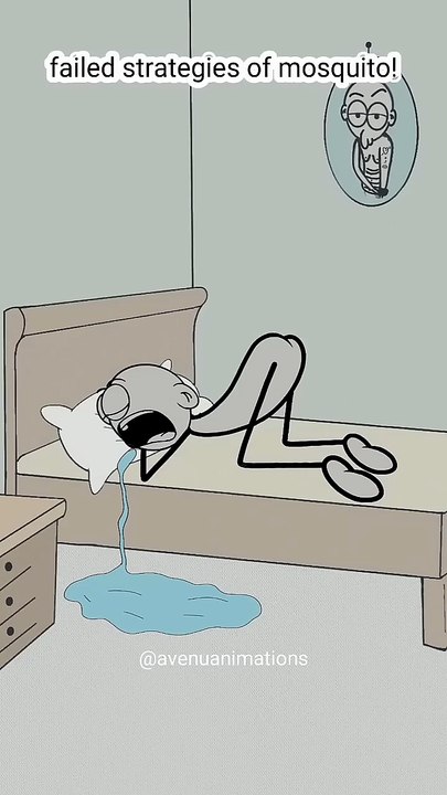 failed strategies of predator mosquito! 🤣 (best animation memes) #shorts