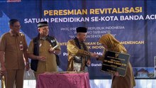 Mendikdasmen Resmikan Revitalisasi 28 Sekolah di Banda Aceh