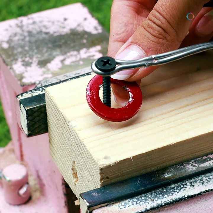 DIY ladybug handle for drawers/doors 🥄🔧