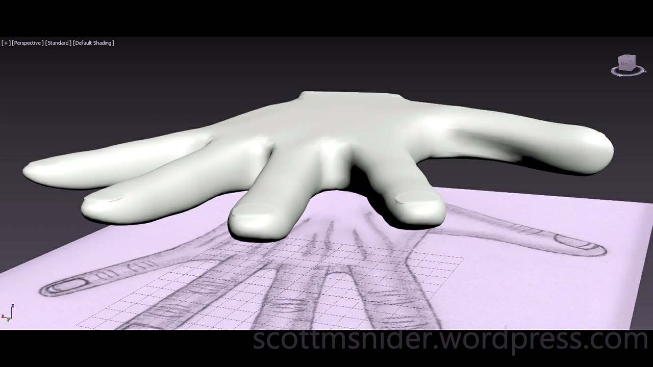 JFJ: 3DS MAX Practice Polygon Modeling Hand Model Video #15 (06-23-2026)