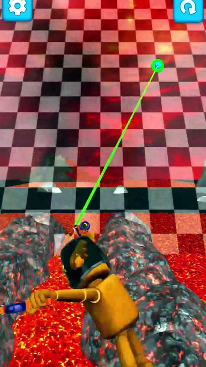 Zipline Rope Runner Gameplay |Level 6| #gaming #trending #asmr #ziplineroperunnergameplay