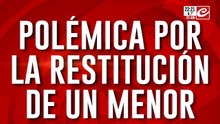 Plemica restitución de un menor