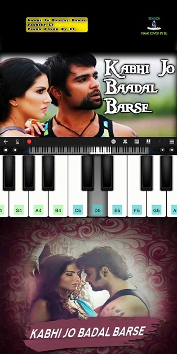 Kabhi Jo Baadal Barse | Piano Cover By DJ | Pianist DJ | Walk Band