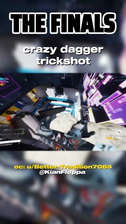 crazy dagger trickshot 🔥 #thefinalsgame #gaming