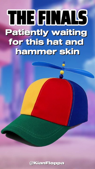 Patiently waiting for propellor hat and candy lollipop hammer skin 🍭 #thefinalsgame #gaming #funny