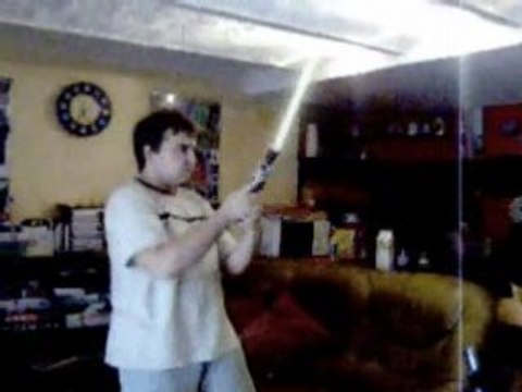 Test force et sabre laser