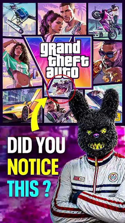 GTA 6 Cover Reveal - Did You Notice This? #gamestyphoon #gta6 #gtavi #shorts #GTA6Cover