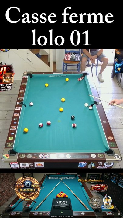Casse ferme lolo 01  #8ball #8pool #blackball #billard #ultimatepool #pourtoi #fyp #fluxshorts #reels