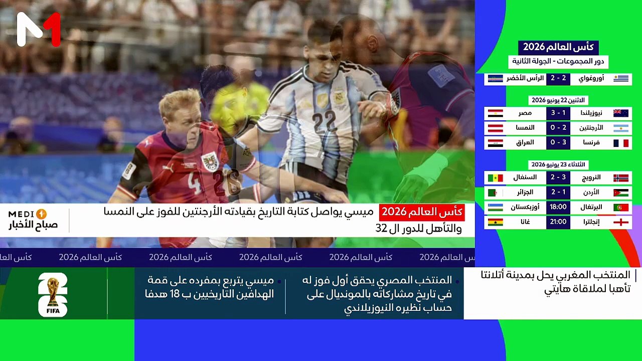 صباح الأخبار MEDI1 - 23/06/2026
