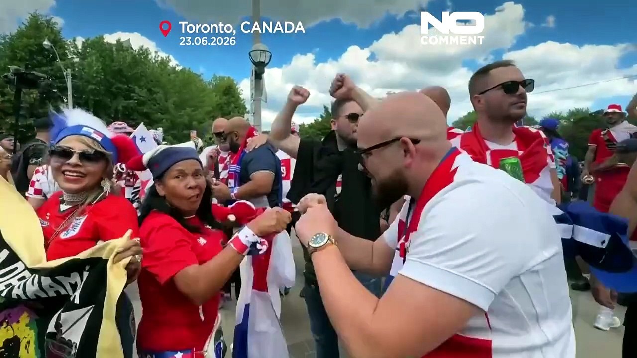 Ulice Toronto pełne kibiców Panamy i Chorwacji