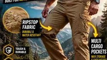 CQR Flex Ripstop Tactical Pants 👖🔥 | Rugged Comfort for Work & Adventure