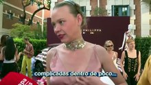 Almudena Lapique: "Mi tía Cari tiene muchísima fortaleza, es un ejemplo de mujer. Ahí está como puede, pero siempre con una sonrisa"