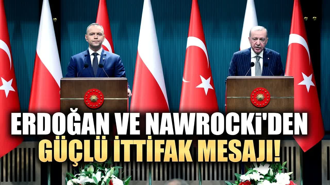 Cumhurbaşkanı Erdoğan ve Polonya Cumhurbaşkanı Nawrocki'den Güvenlik ve Savunma Vurgusu!