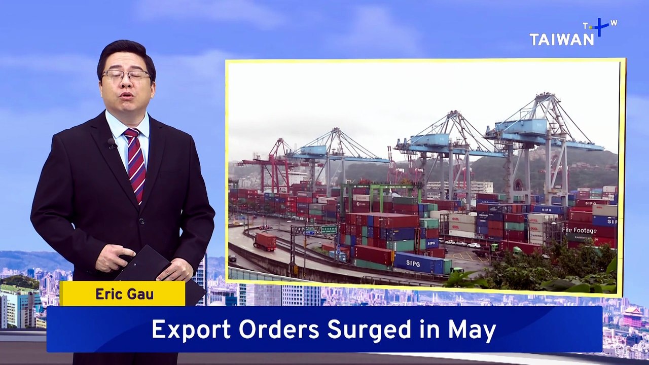 Taiwan's May Export Orders Surge 47% to Nearly US$90 Billion