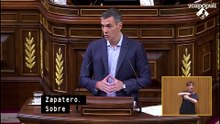 Sánchez, sobre Zapatero: "En su gobierno no hubo un solo escándalo, le avala la presunción de inocencia"