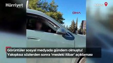 Adana'da trafikte tartışma: Görüntü fenomen olmak için paylaşıldı