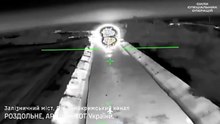 L’attacco dei droni ucraini contro il ponte ferroviario in Crimea