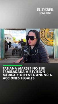 La defensa de Tatiana Marset informó que no se concretó su traslado para una valoración médica, pese a contar con autorización judicial. Anunció que presentará acciones por el presunto incumplimiento de la orden.