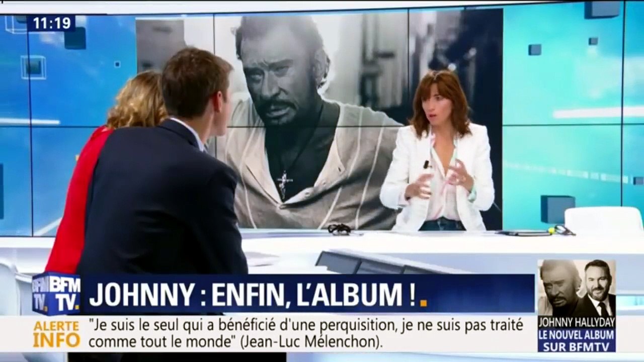 2018 - Johnny Hallyday : Nous Avons Écouté le Dernier Album, un Souffle Bouleversant (BFM People, 18 Octobre)