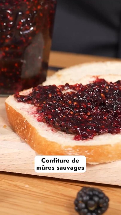 Confiture de mûres sauvages