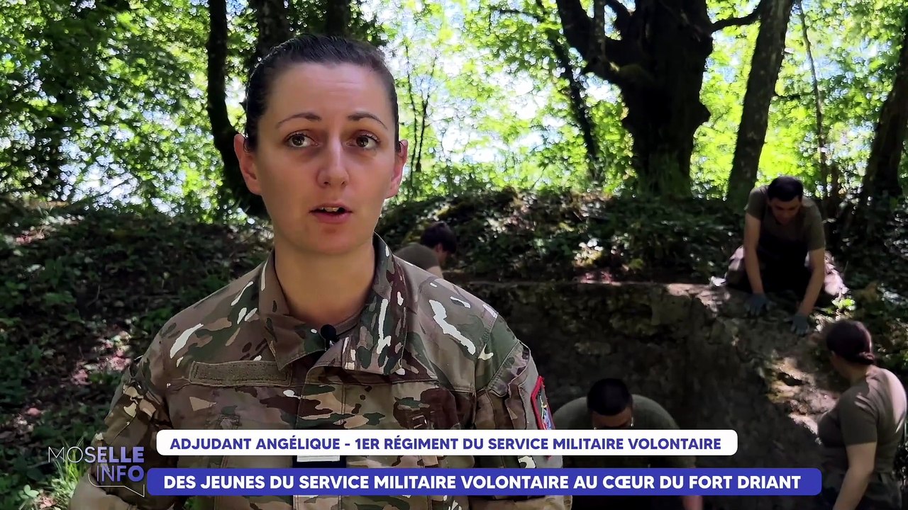 Des jeunes du Service Militaire Volontaire au cœur du Fort Driant