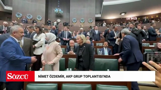 CHP'den istifa eden İstanbul Milletvekili Nimet Özdemir, AK Parti Grup Toplantısı’nda