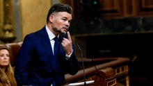 Rufián a Sánchez: "Míreme a los ojos, ¿sabía algo? ¿Han robado? ¿Tiene pecado?"