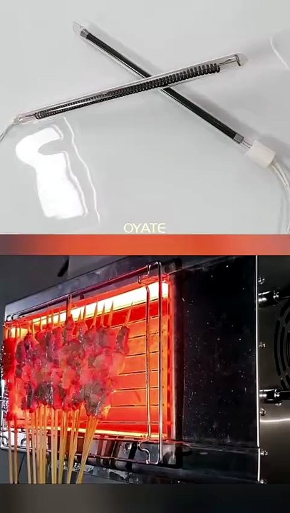 High Efficiency Carbon Fiber Heating Lamp for Barbecue Oven & Grill Equipment Infrared Heating Element
