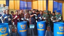 Jutaan Rokok Ilegal dan Miras Dimusnahkan Bea Cukai Jambi, Selamatkan Rp3,4 Miliar