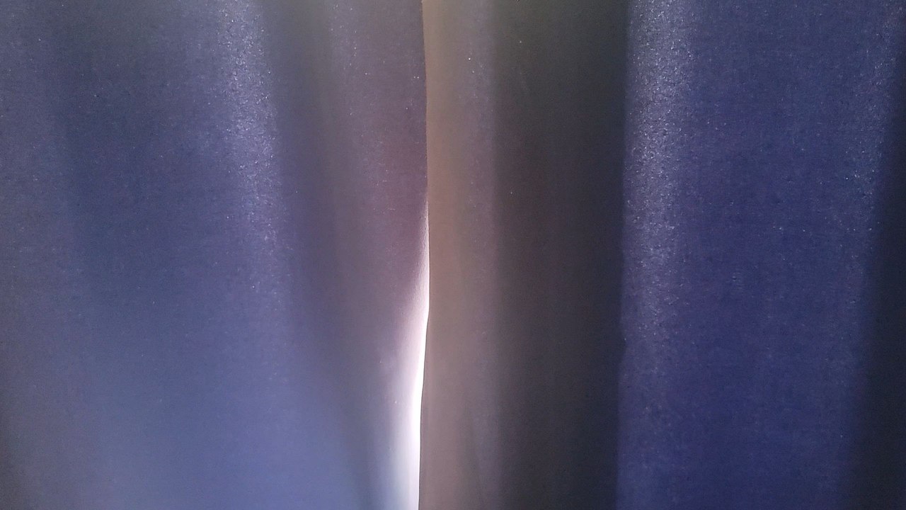 28 seconds of curtains opened from my room