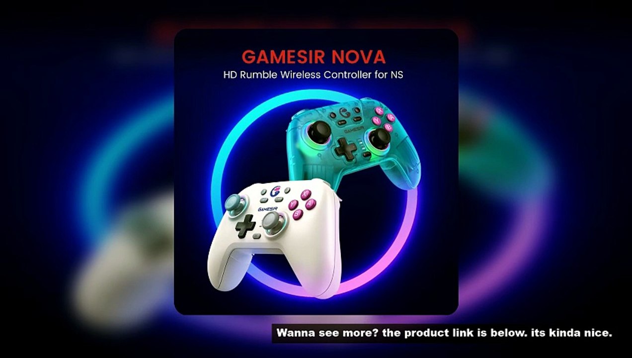 GameSir Nova Wireless Switch Controller Bluetooth Gamepad Hall Effect Joystick for Nintendo Switch i