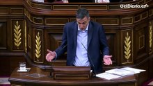 Sánchez, a Feijóo: "Usted no es el fin de la corrupción, es el regreso de la corrupción"