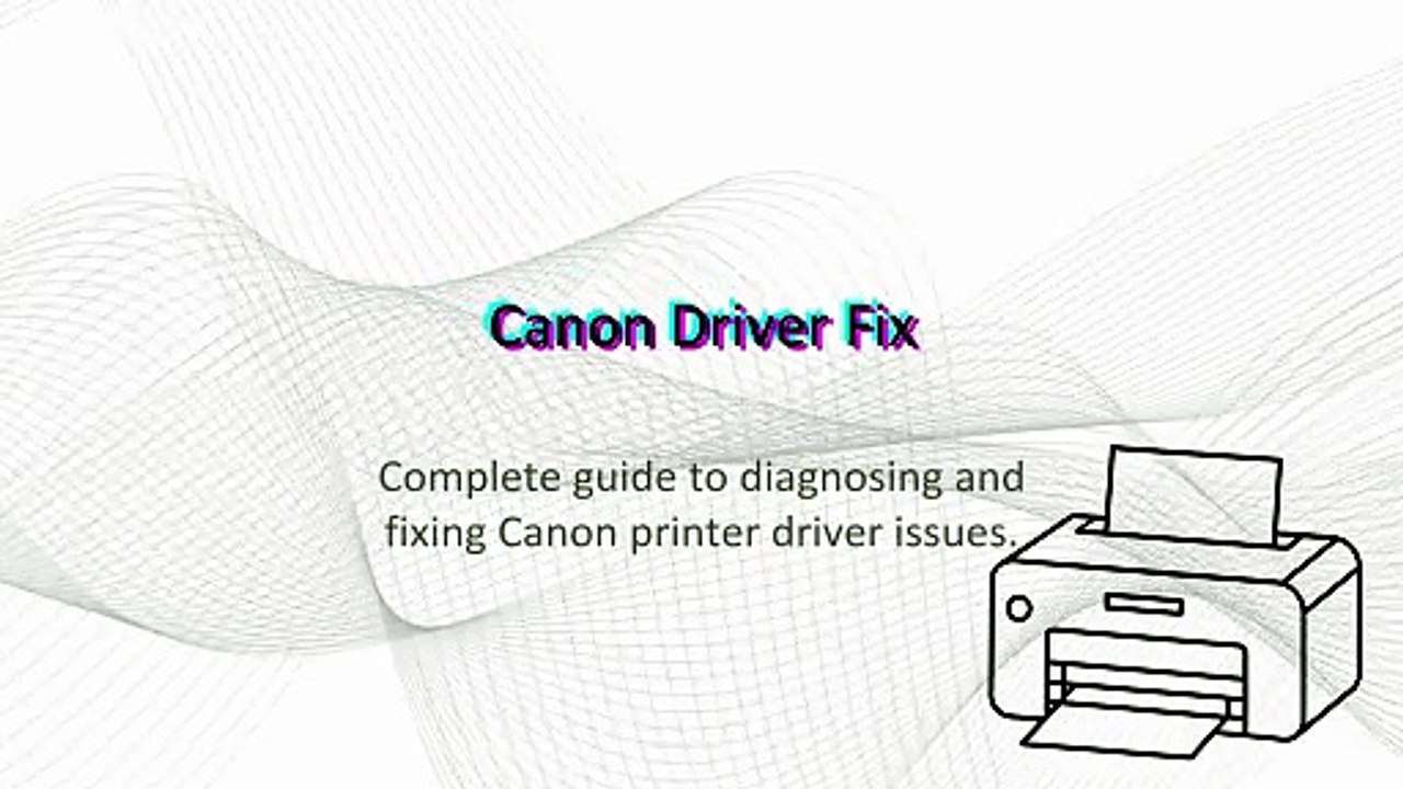 Canon Driver Fix