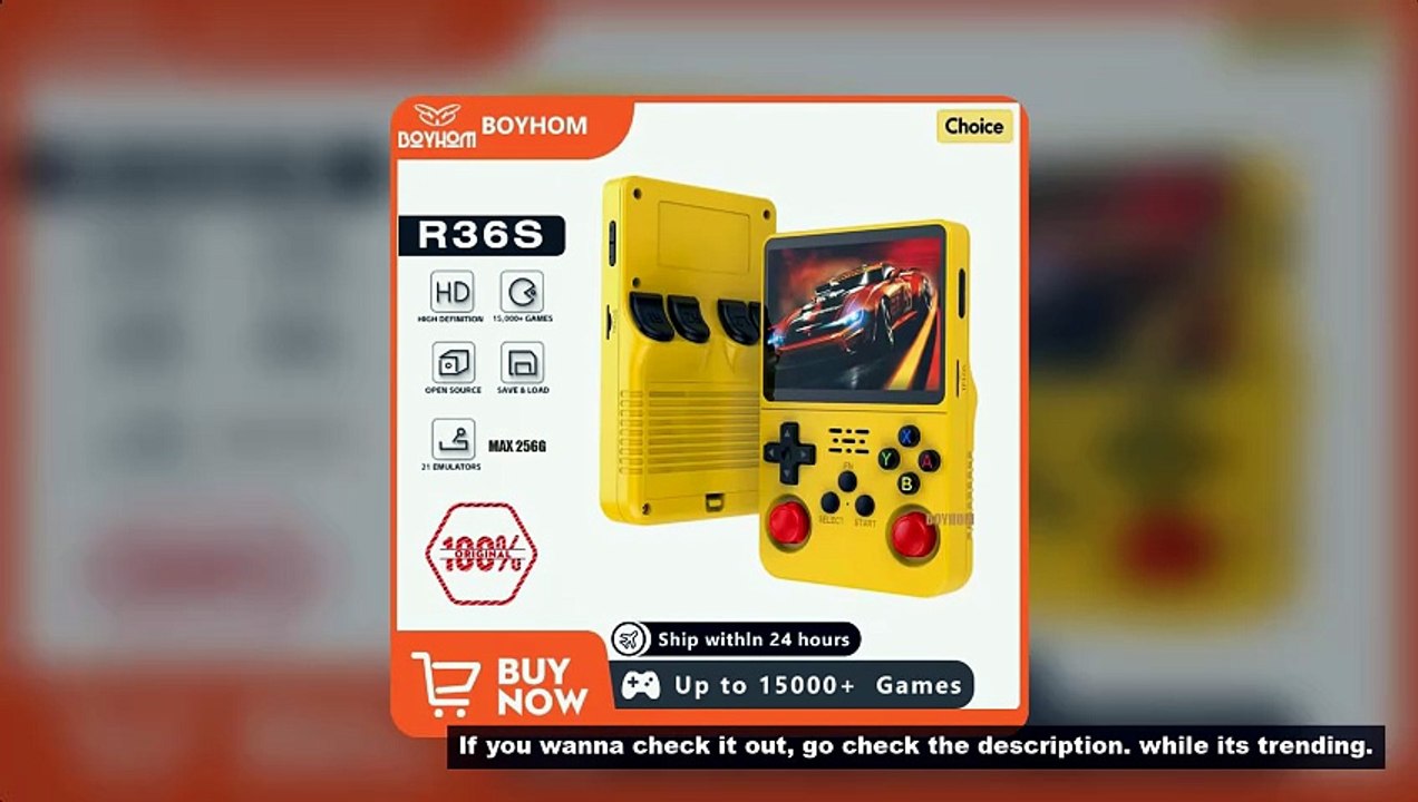 R36S 128G Retro Handheld Game Console Linux System 3.5Inch IPS Screen Portable Pocket Video Player 2