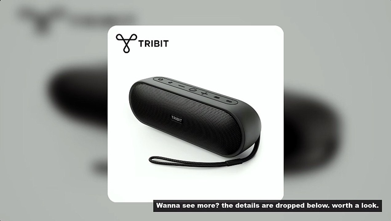 TRIBIT XSound Plus 2 Portable Bluetooth Speaker, 30W Power, IPX7 Waterproof Wireless Speaker 24-hrs