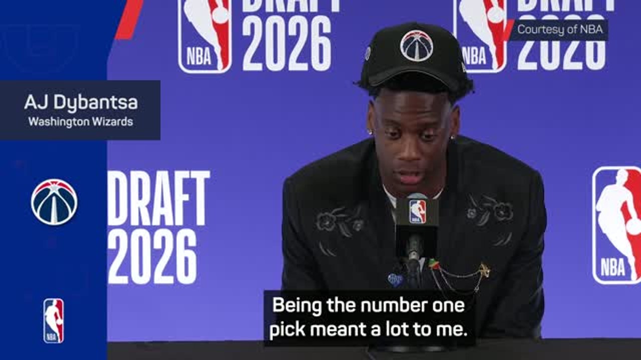 Dybantsa excited to join LeBron as top NBA Draft pick
