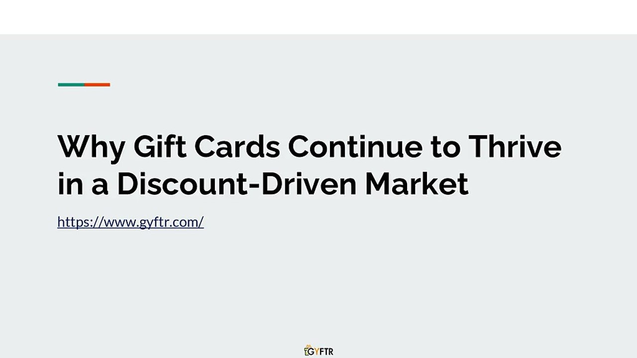Why Gift Cards Continue to Thrive in a Discount-Driven Market