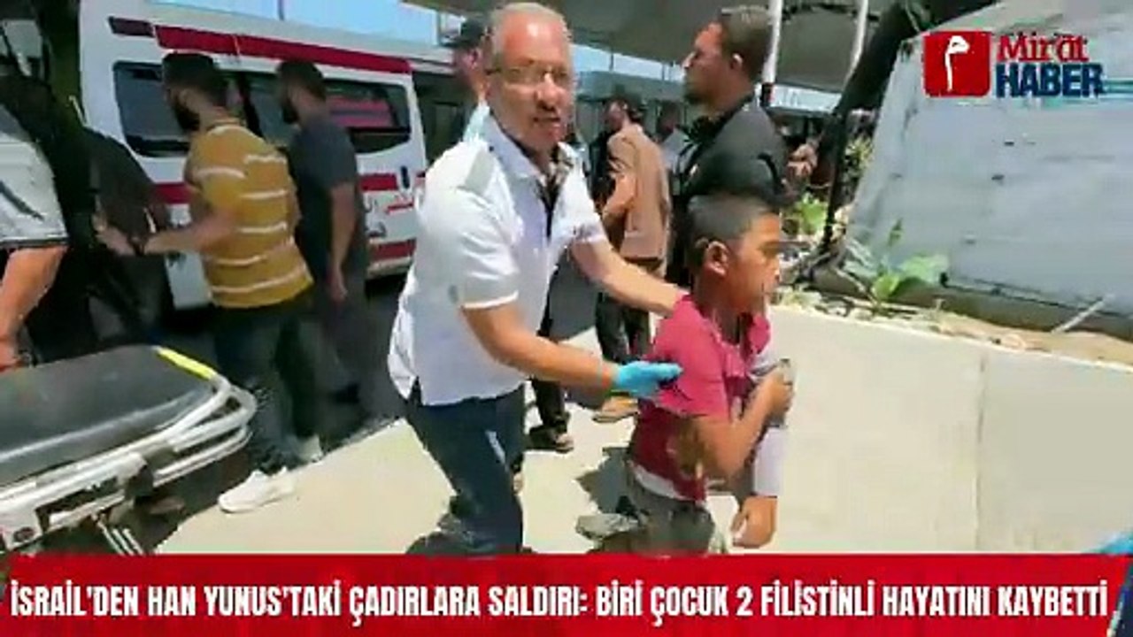 İsrail'den Han Yunus'taki Çadırlara Saldırı Biri Çocuk 2 Filistinli Hayatını Kaybetti
