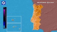 Do calor aos aguaceiros: depressão traz trovoadas, chuva, granizo e vento até sexta-feira