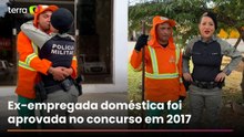 Capitã da PM conta que marido gari recolhia livros do lixo para ajudá-la a estudar