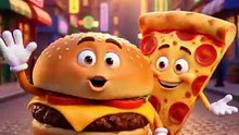 Burger vs Pizza Battle! 🍔🍕 برگر بمقابلہ پیزا.! #Dailymotionvideo #dailytaking #viralmotion #trending