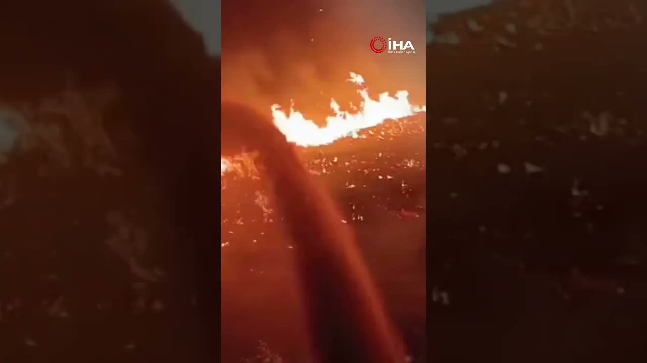 Anız Yangını Felaketi: 300 Dönümlük Alan Kül Oldu