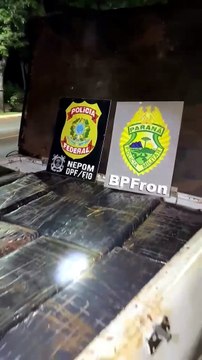 BPFron e Polícia Federal apreendem mais de 1,1 tonelada de maconha em porto clandestino