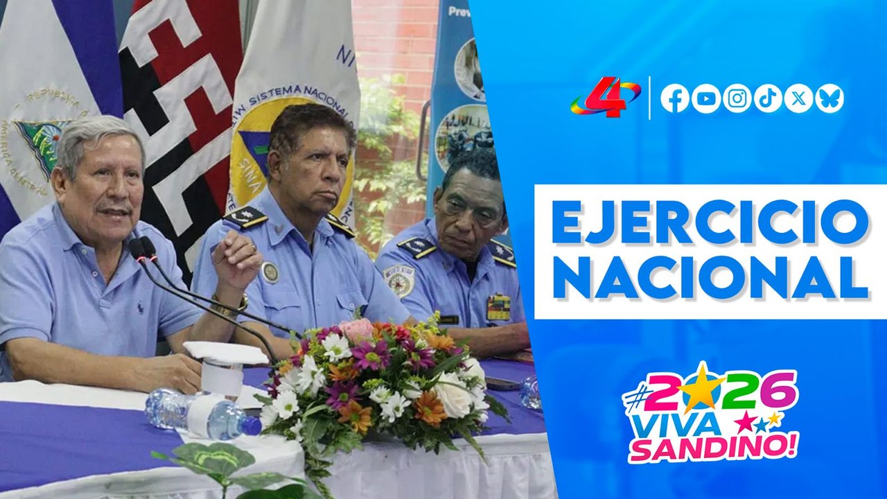 🚨 Nicaragua lista para el II Ejercicio Nacional Multiamenazas este 25 de junio