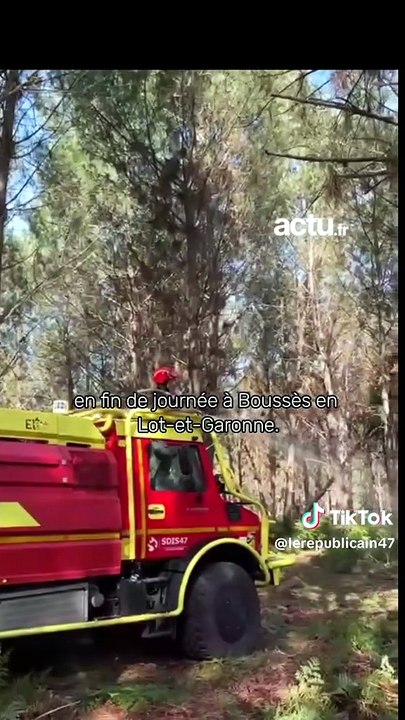 Feu de forêt de Boussès sous contrôle
