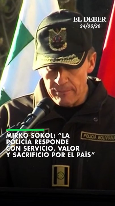 Mirko Sokol: “La Policía responde con servicio, valor y sacrificio por el país”