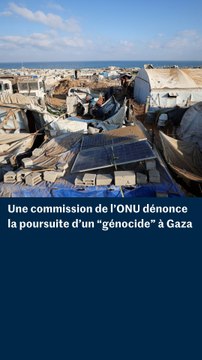 Israël accusé de poursuivre un génocide dans la bande de Gaza par une commission de l'ONU