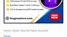 The 5.5 Sites Guide to Buy Old Yahoo Accounts in 2026